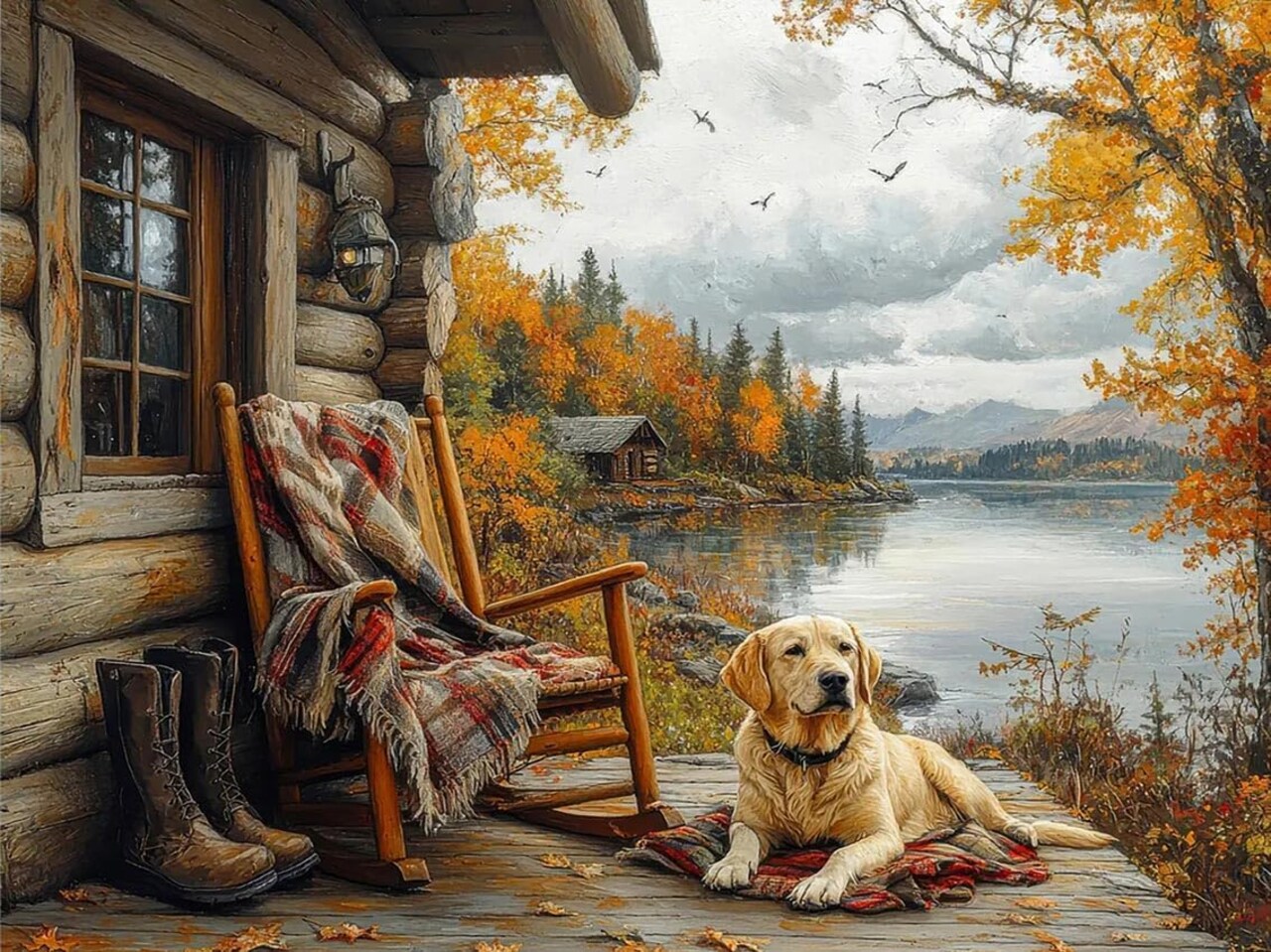 Autumn Diamond Art Kits for Adults(G8137)16 x 0.5 x 12 inches